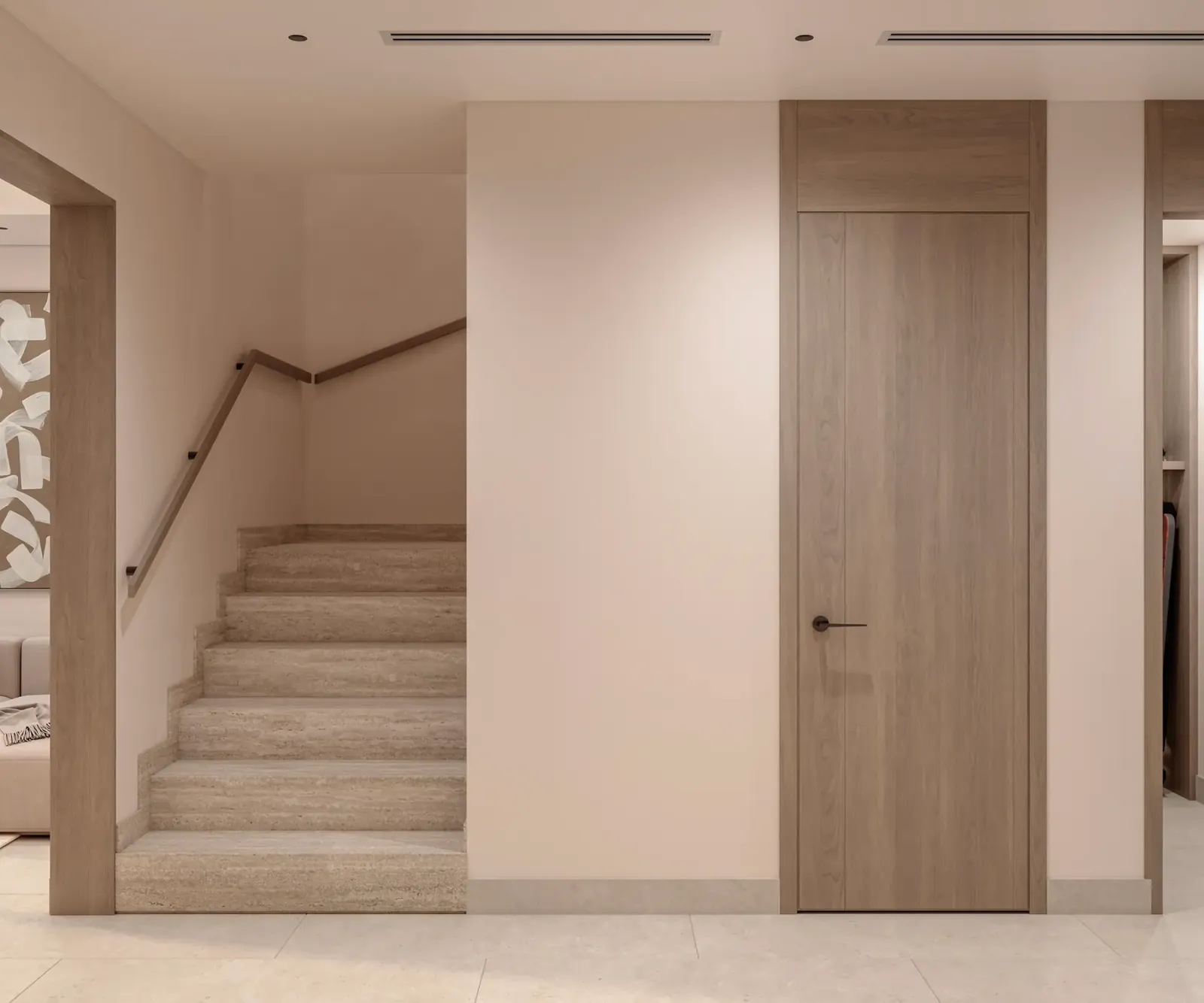 Interior staircase of a villa in Al Rahmaniya, Sharjah